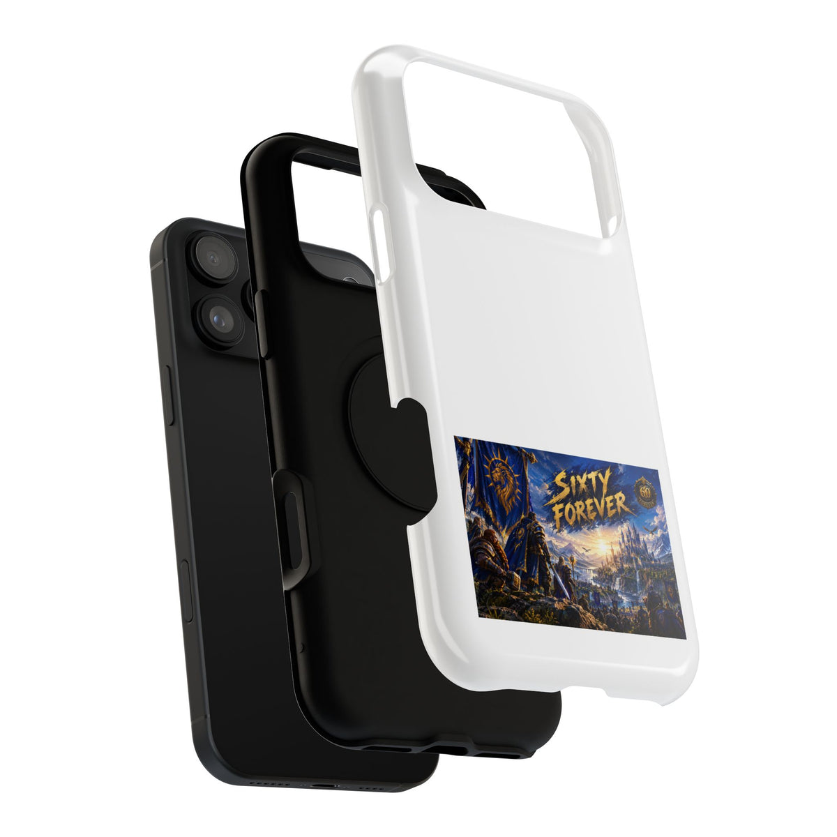 Sixty Forever – Blue Banner – Phone Case