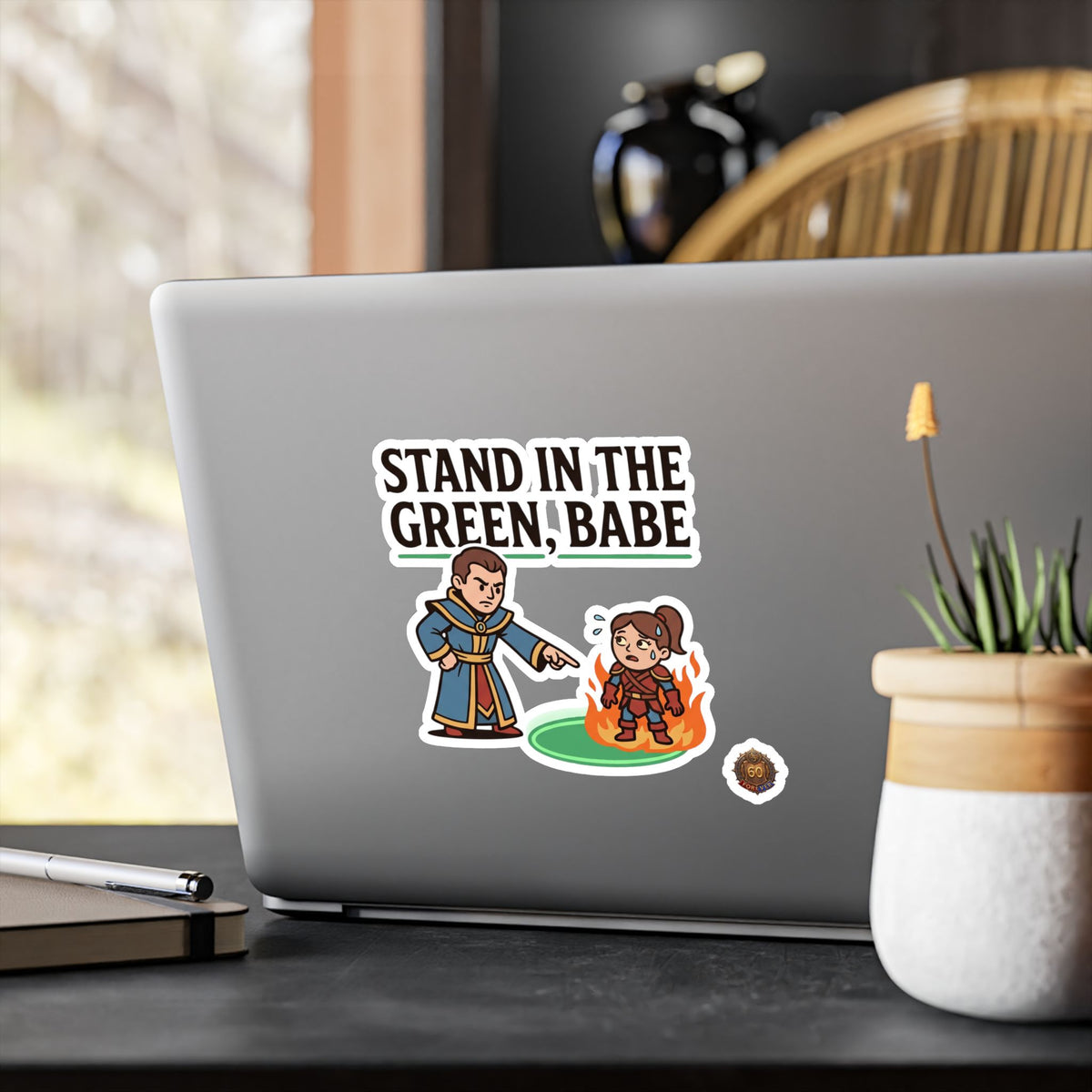 Stand In The Green, Babe – Sticker