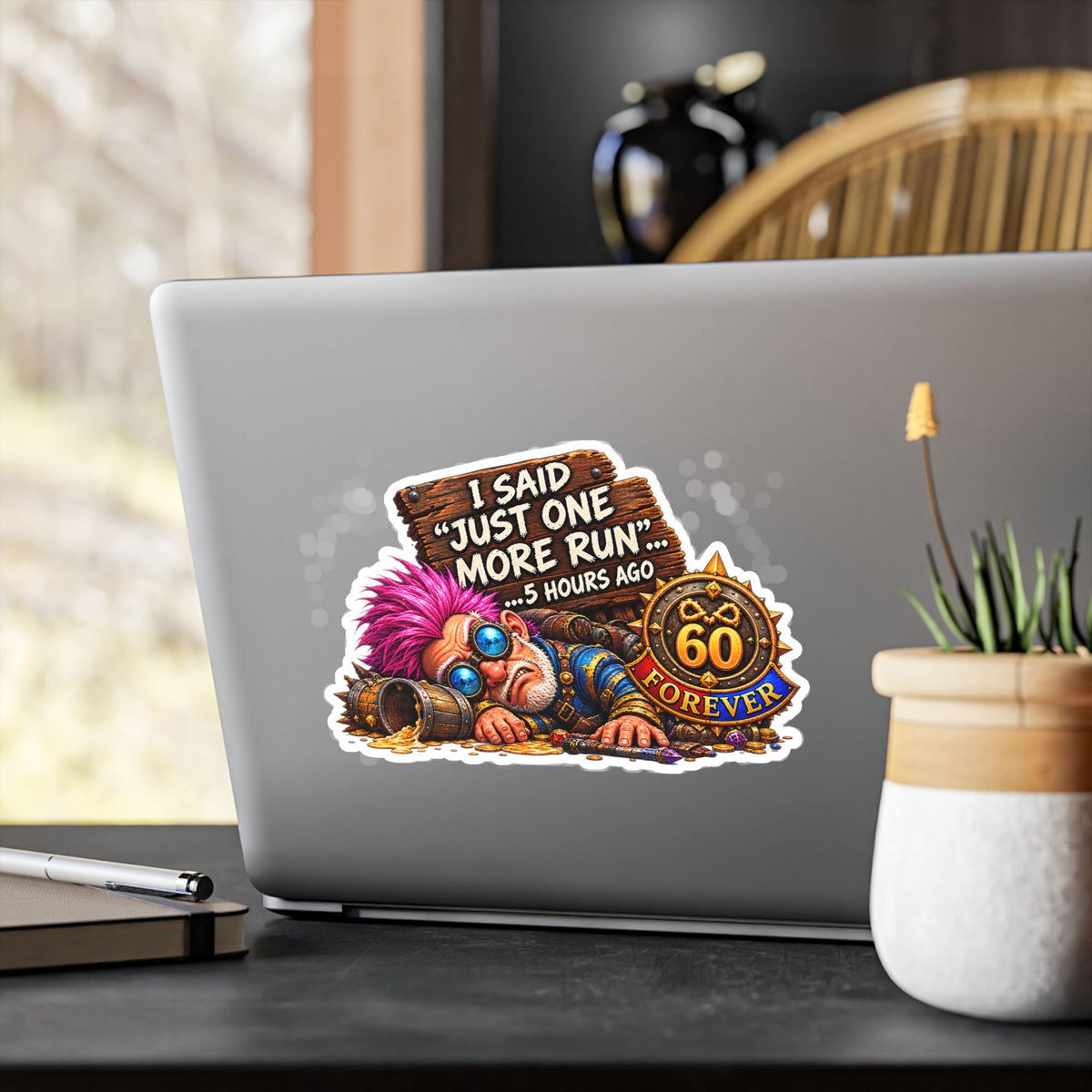 Just One More Run – Sticker