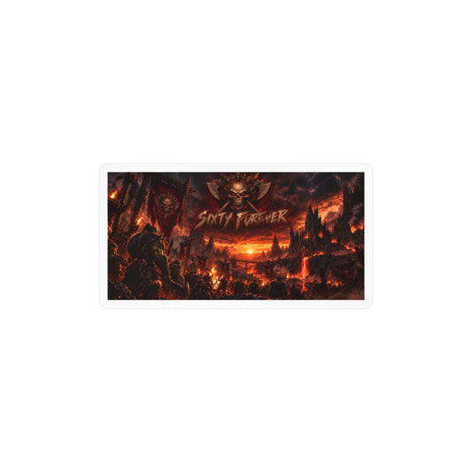 Sixty Forever – Lava Fields – Poster Decal