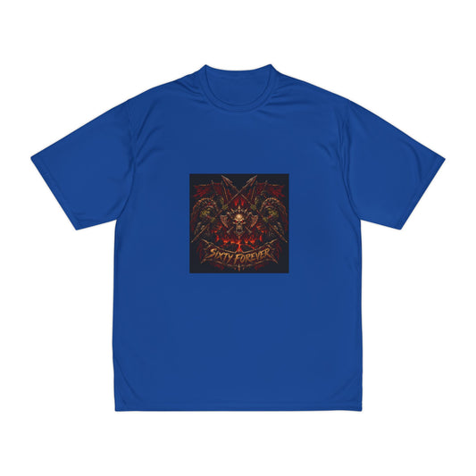 Skull & Roses Performance T-Shirt — 'Stay Fierce' Graphic