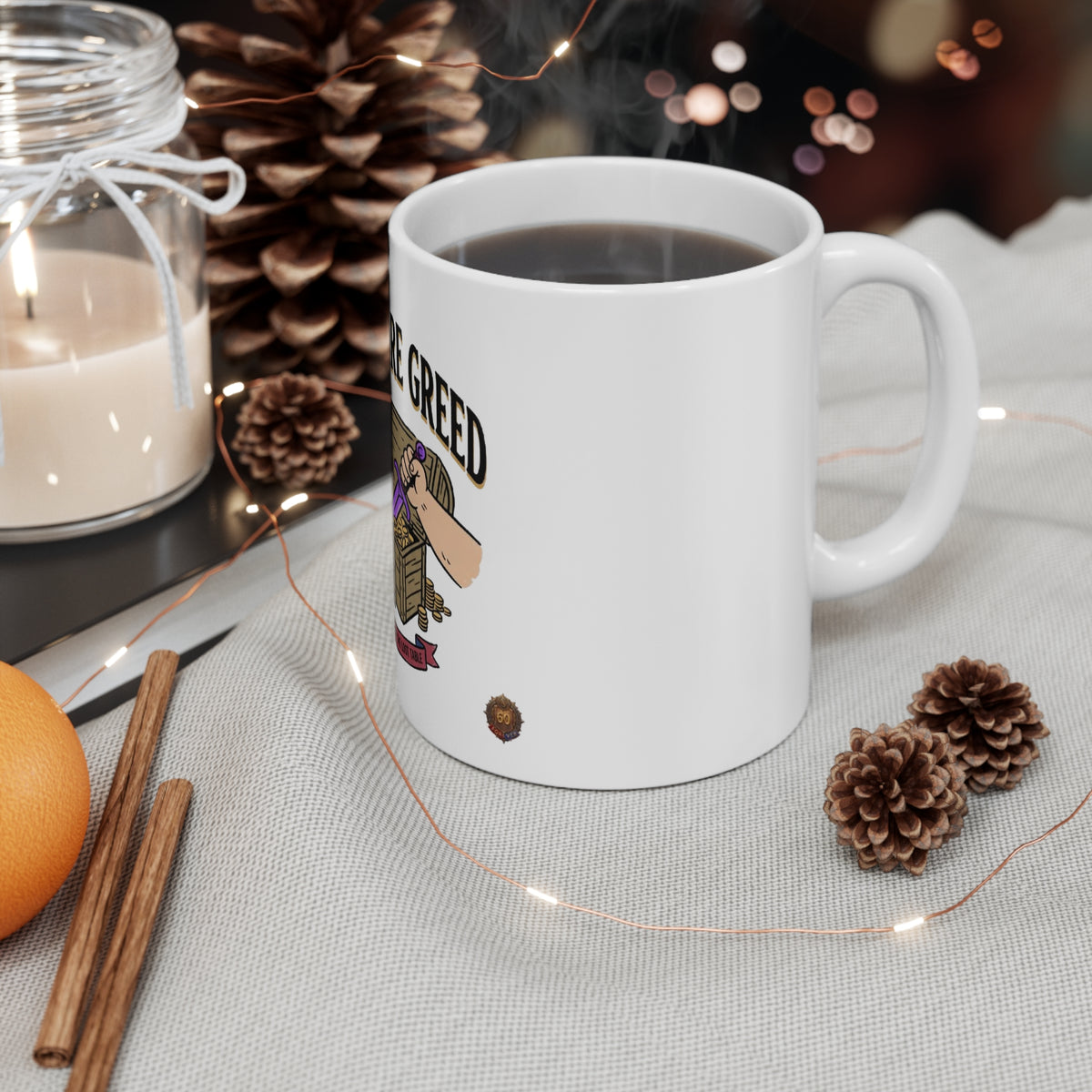 Need Before Greed – White Mug (11oz)