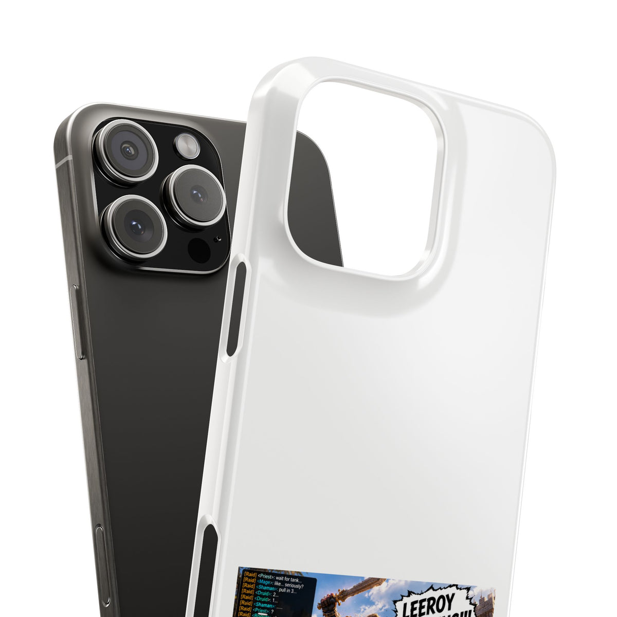 Slim Phone Case — 'Leeroy Jenkins!' Gaming Meme Design