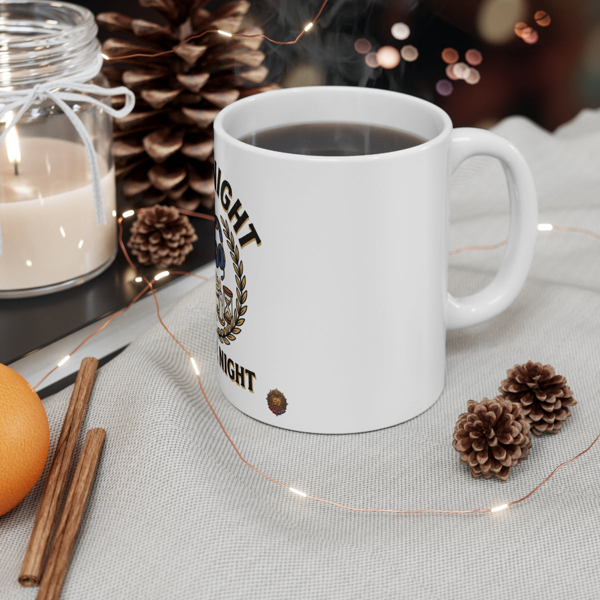 Raid Night Is Date Night – White Mug (11oz)