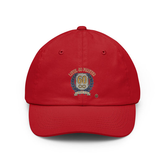 60th Birthday Dad Hat – "Level 60 Forever" Embroidered Cap