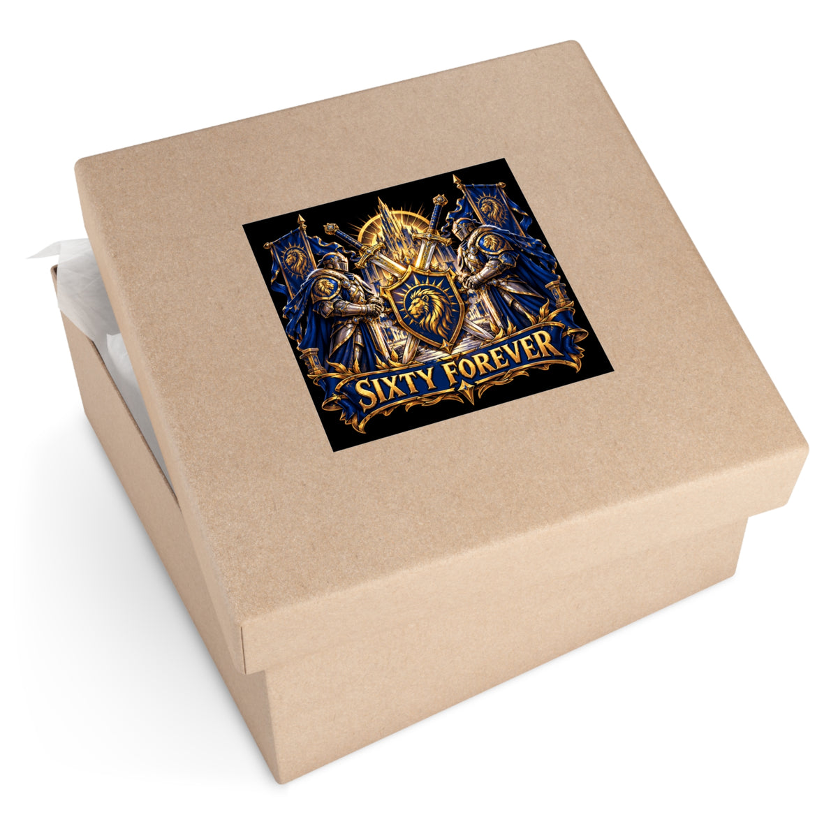 Gaming Sticker — "Can't Move Out of the Fire, It Would Lower My DPS" Square Vinyl Sticker