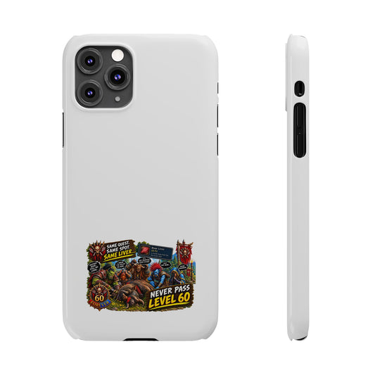 Level 60 Gamer Collage Slim Phone Case