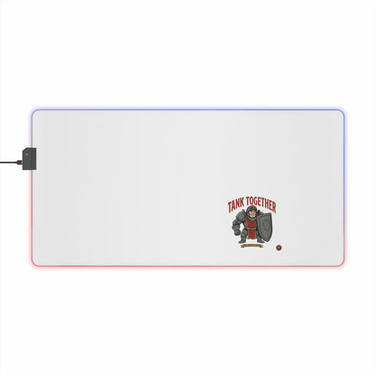 Tank Together LED Gaming Mouse Pad — RGB Extended Desk Mat for Gamers