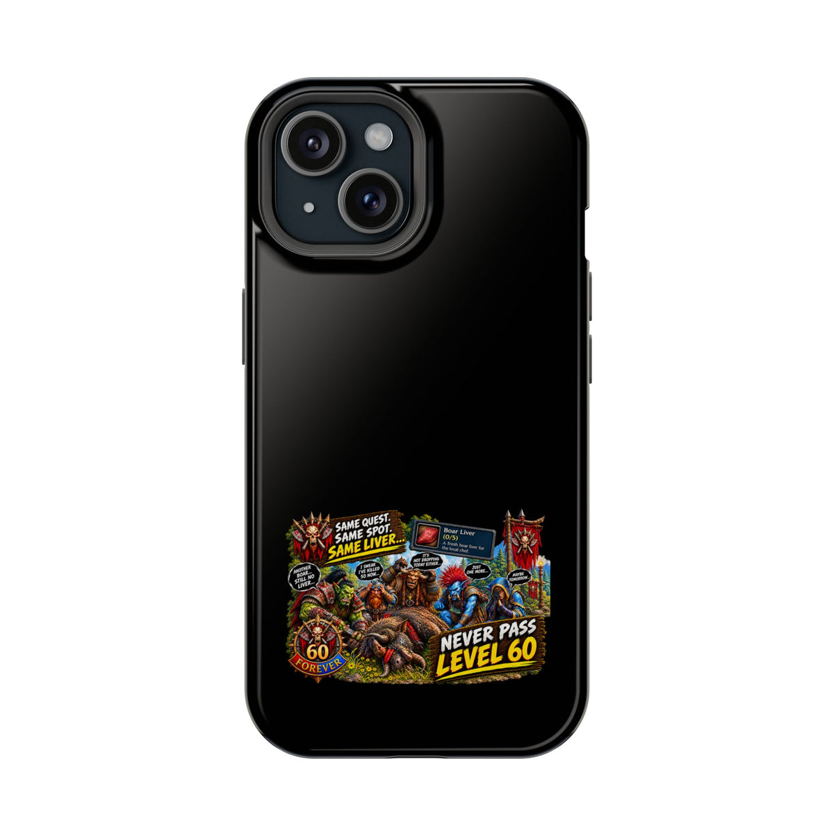 Phone Case — 'Same Quest, Same Spot' Heavy-Duty Impact-Resistant Phone Case