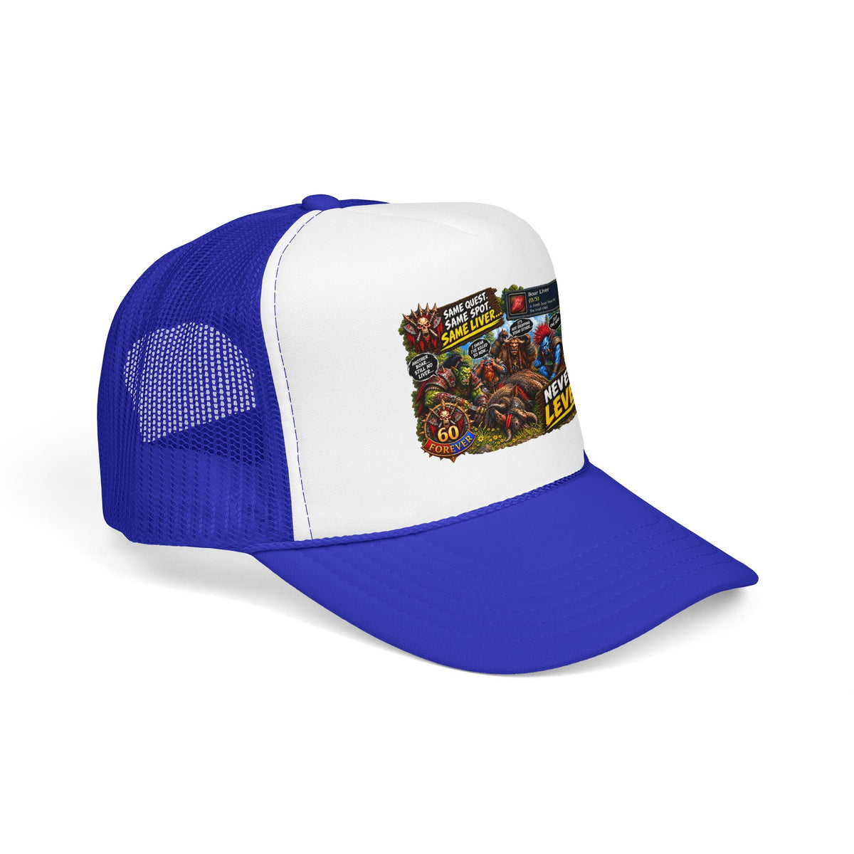 Red 'Til Dead Trucker Hat — Horror Zombie Foam Mesh Cap