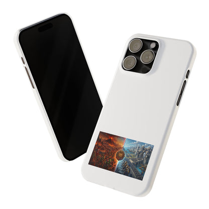 Viking Warrior Slim Phone Case — Norse Saga Art