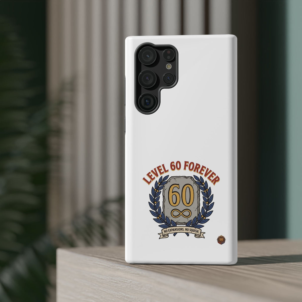 Phone Case — 'Level 60 Forever' Heavy-Duty Impact-Resistant Phone Case