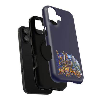 Phone Case — 'For The King' Banner Heavy-Duty Impact-Resistant Phone Case
