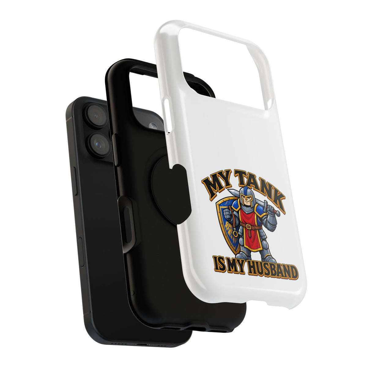 Phone Case — 'My Tank Is My Husband' Heavy-Duty Impact-Resistant Phone Case