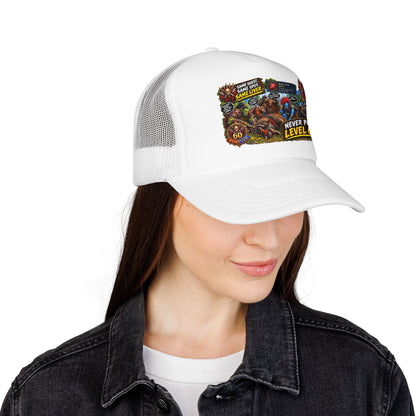 Red 'Til Dead Trucker Hat — Horror Zombie Foam Mesh Cap