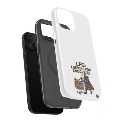 Phone Case — 'LFG: Looking for Groceries' Heavy-Duty Impact-Resistant Phone Case