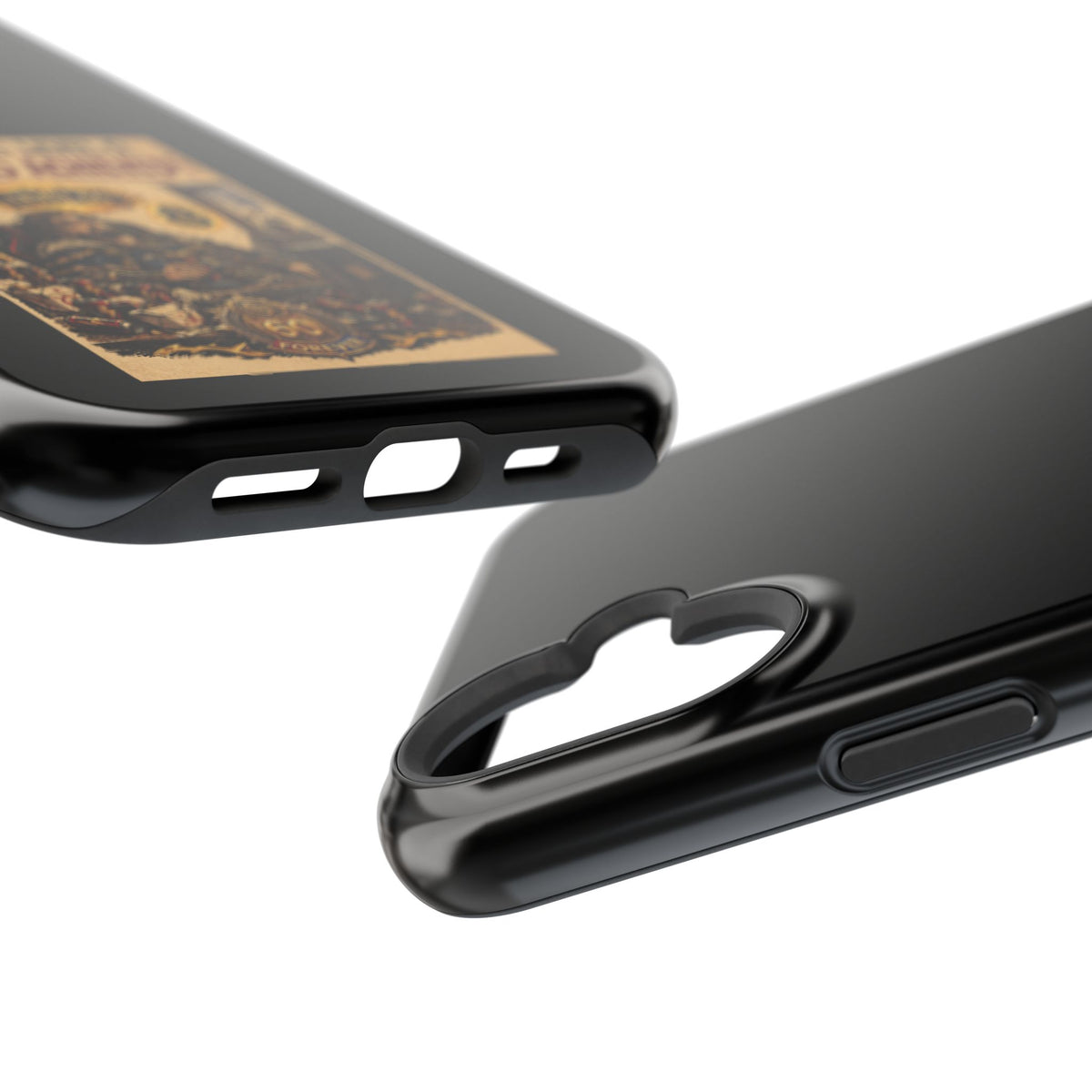 Phone Case — 'Social Life: Level 0 — Level 60 Achieved (Lion Banner)' Heavy-Duty Impact-Resistant Phone Case