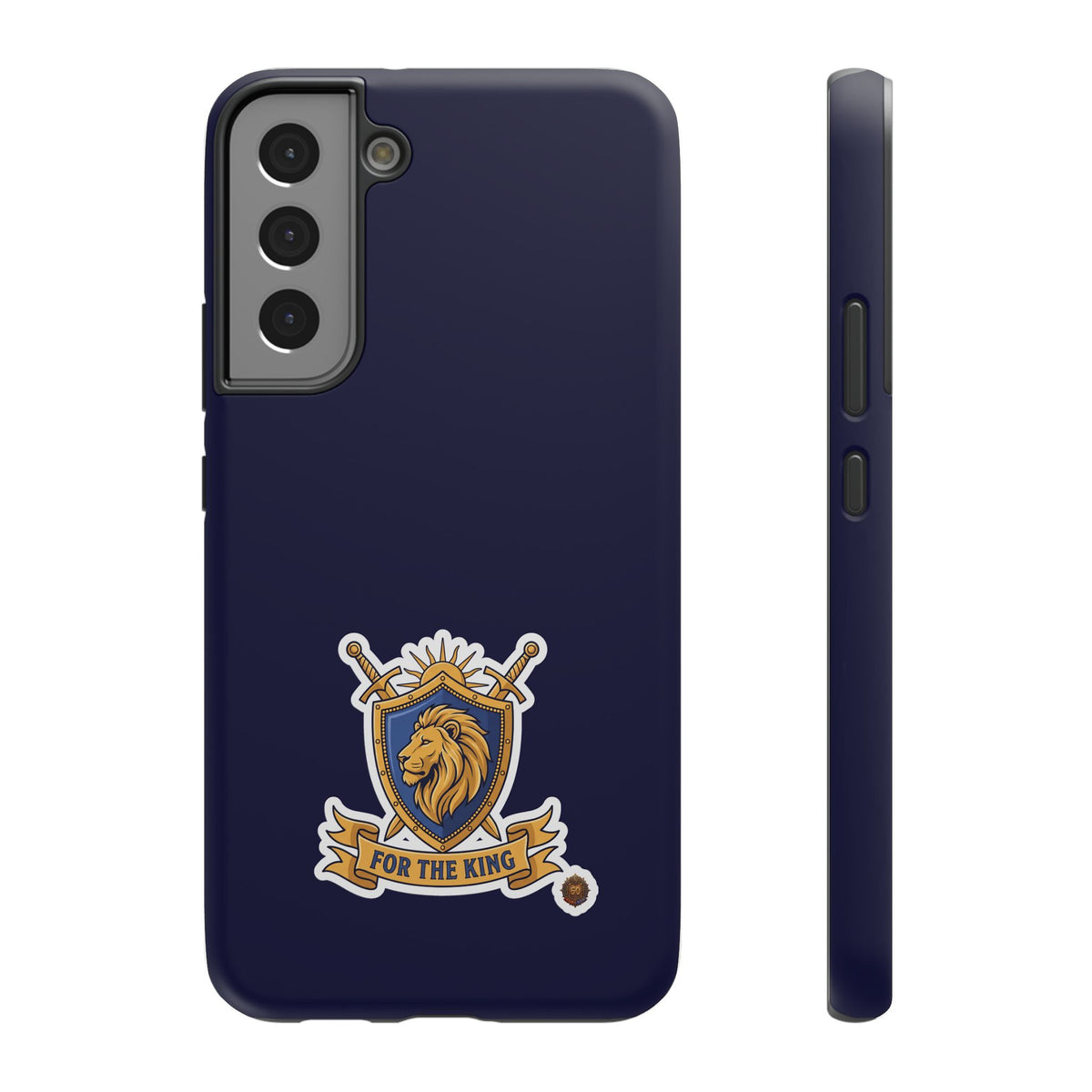 Phone Case — 'For The King Crest' Heavy-Duty Impact-Resistant Phone Case