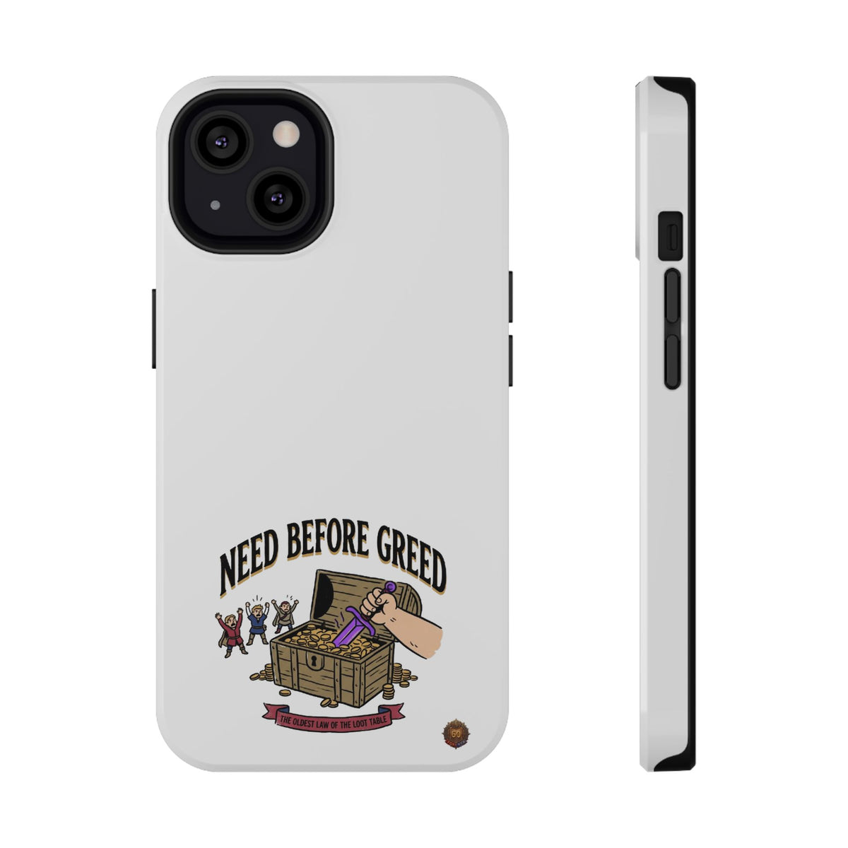 Phone Case — 'Need Before Greed' Heavy-Duty Impact-Resistant Phone Case