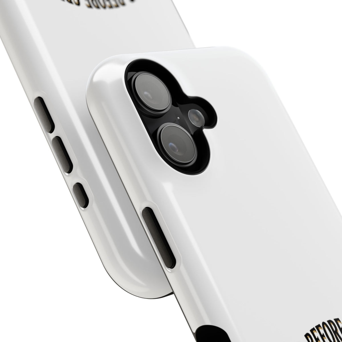 Phone Case — 'Need Before Greed' Heavy-Duty Impact-Resistant Phone Case