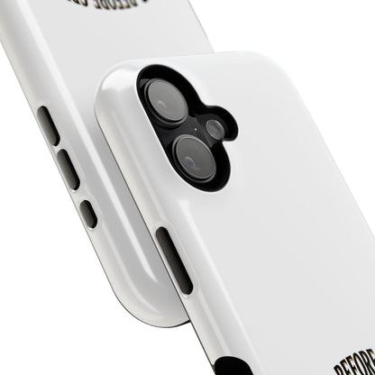 Phone Case — 'Need Before Greed' Heavy-Duty Impact-Resistant Phone Case
