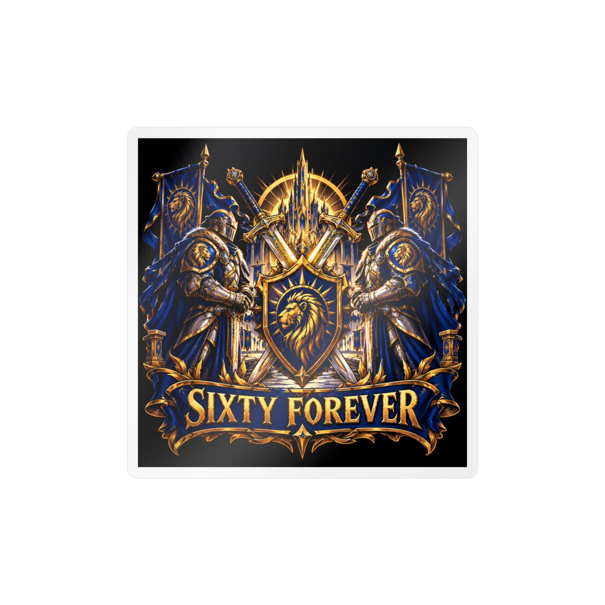 For The King – Crest – Poster Decal