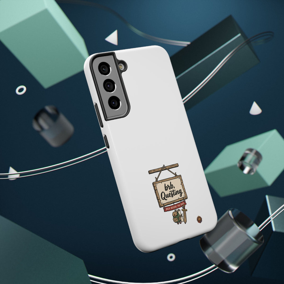 brb, Questing – Phone Case