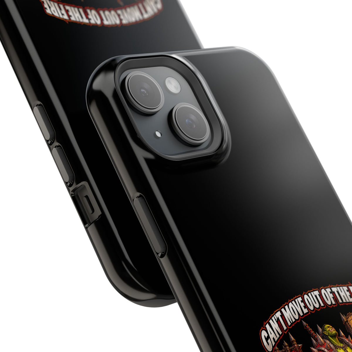 Phone Case — 'Can't Move Out of the Fire, It Would Lower My DPS' Heavy-Duty Impact-Resistant Phone Case