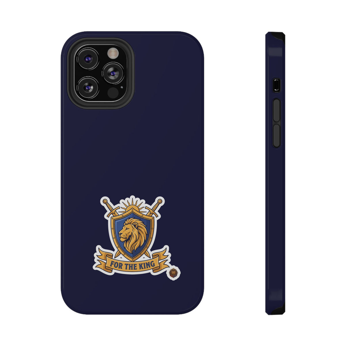 Phone Case — 'For The King Crest' Heavy-Duty Impact-Resistant Phone Case