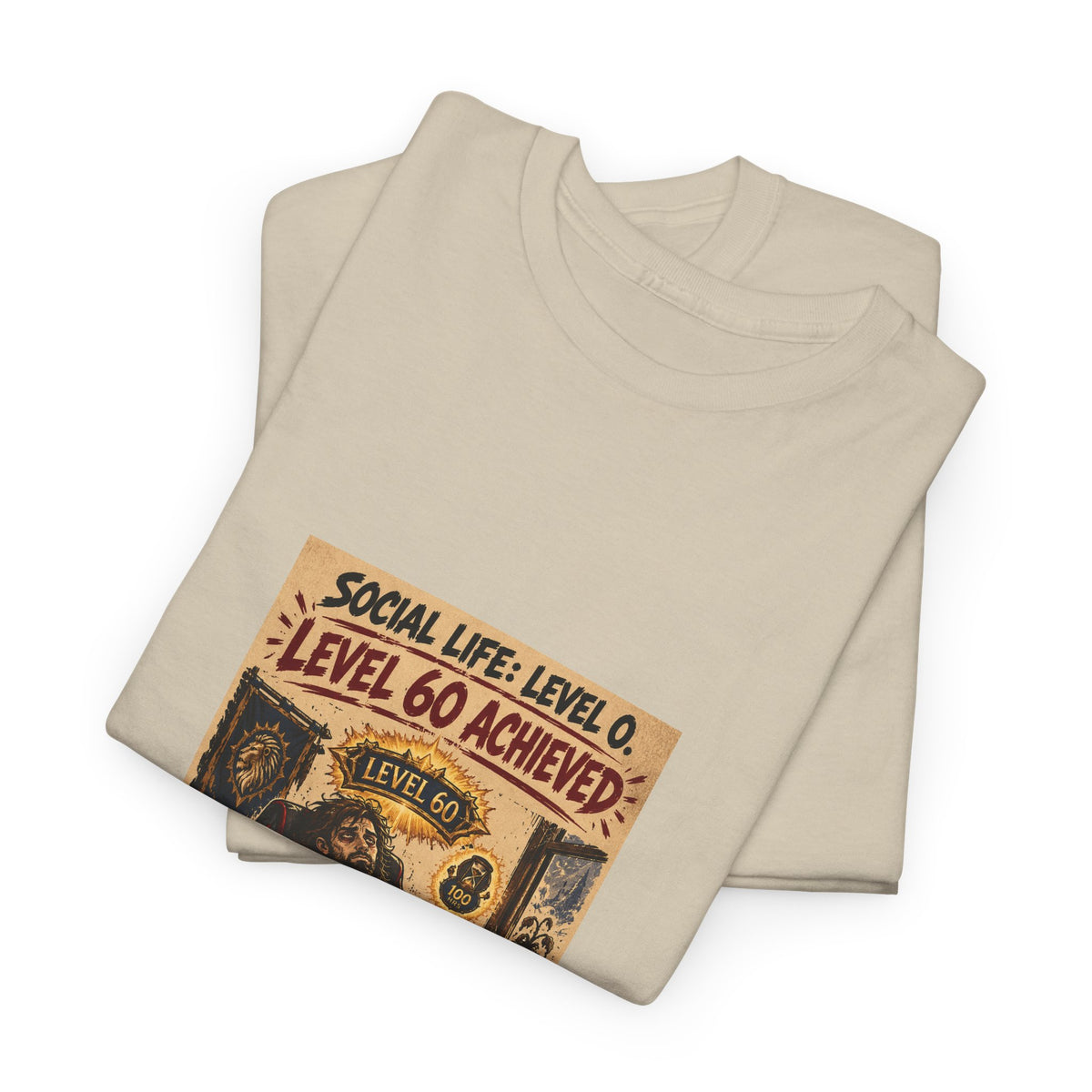 Level 60 Achieved (Blue) – T-Shirt