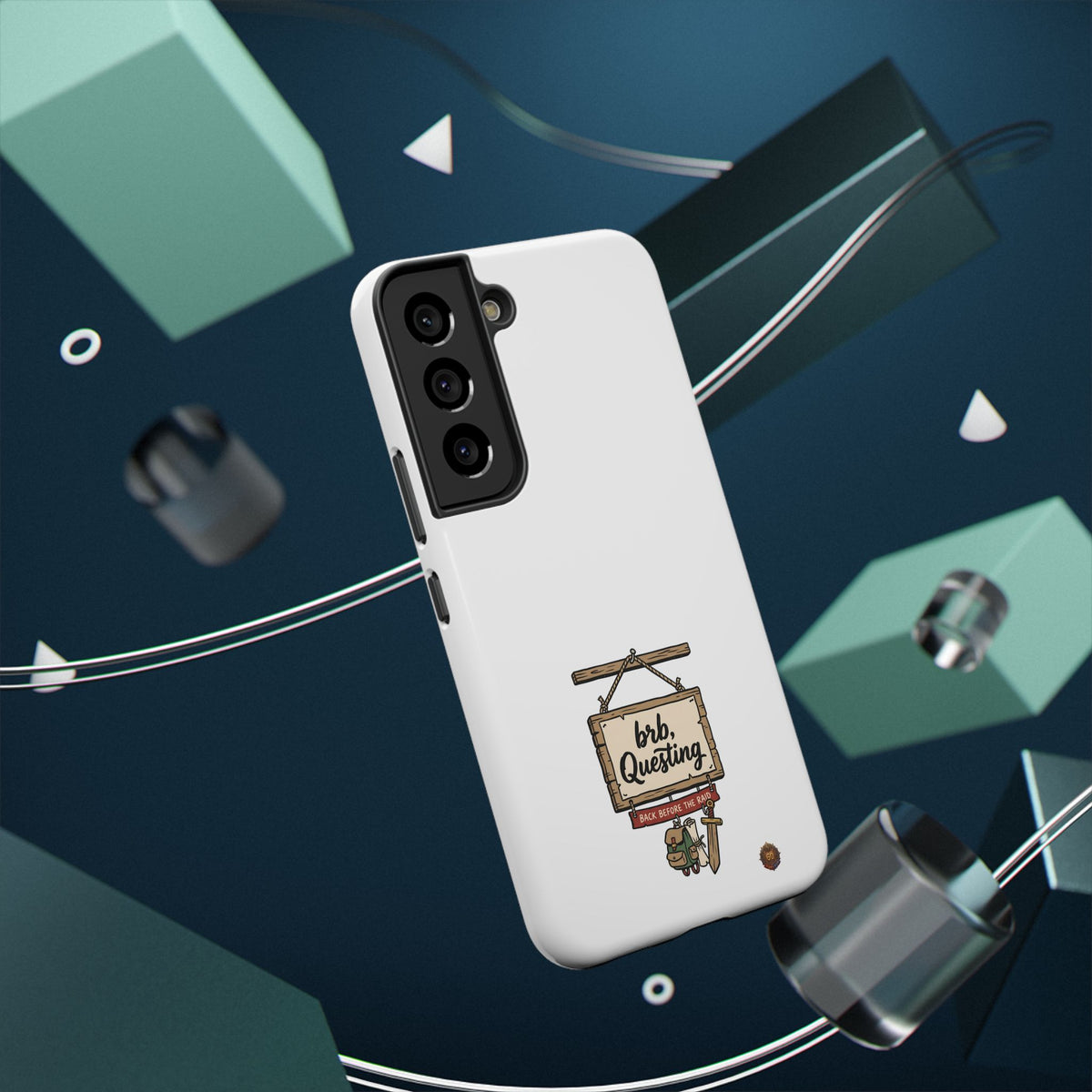 brb, Questing – Phone Case