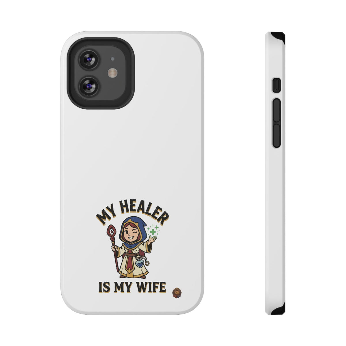 Phone Case — 'My Healer Is My Wife' Heavy-Duty Impact-Resistant Phone Case