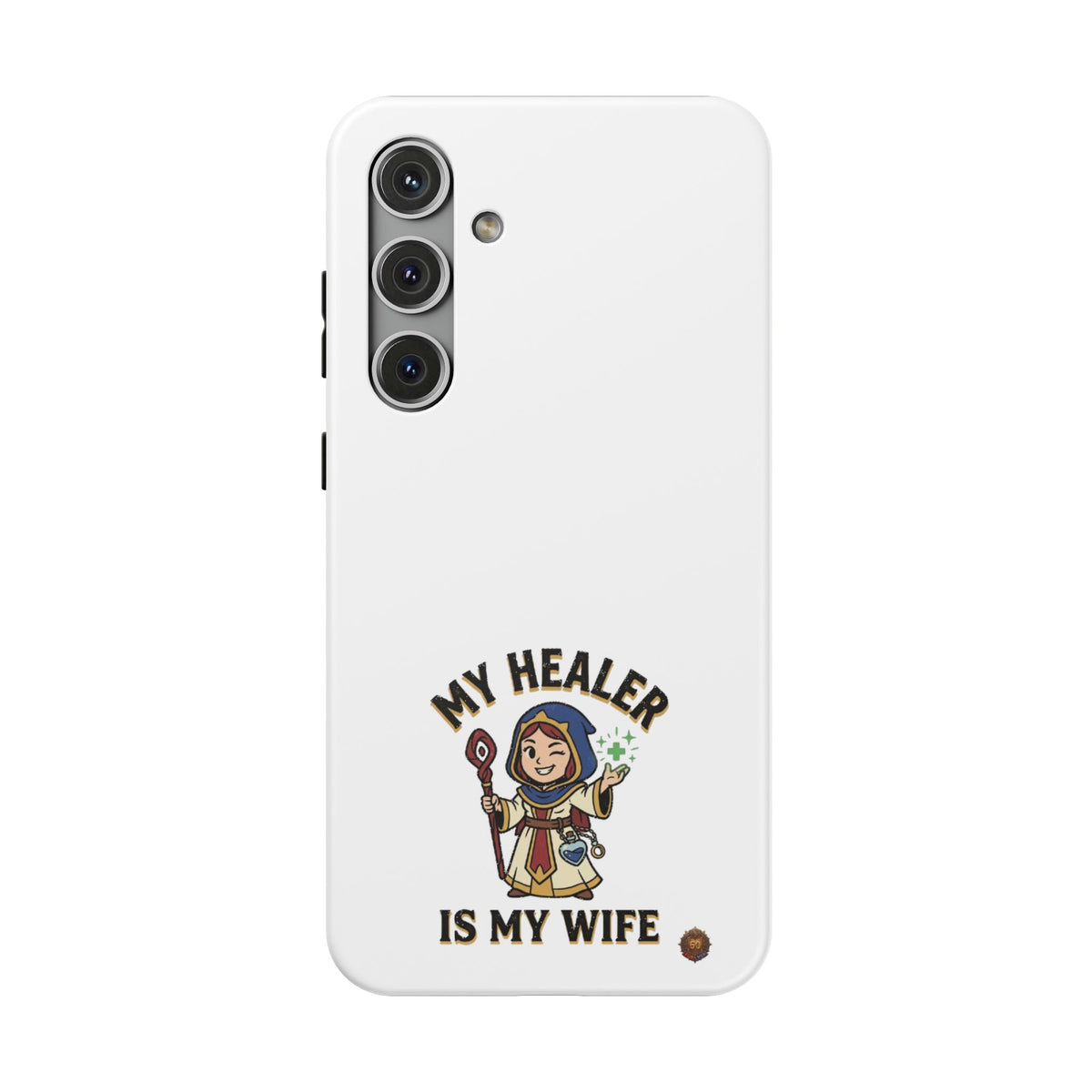 Phone Case — 'My Healer Is My Wife' Heavy-Duty Impact-Resistant Phone Case