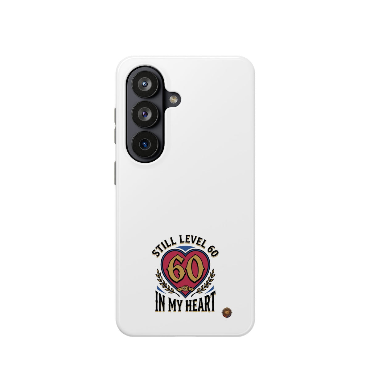 Phone Case — 'Still Level 60 In My Heart' Heavy-Duty Impact-Resistant Phone Case