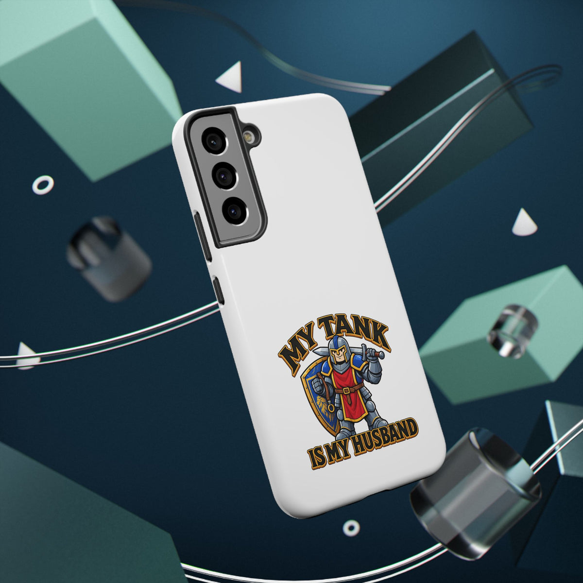 Phone Case — 'My Tank Is My Husband' Heavy-Duty Impact-Resistant Phone Case