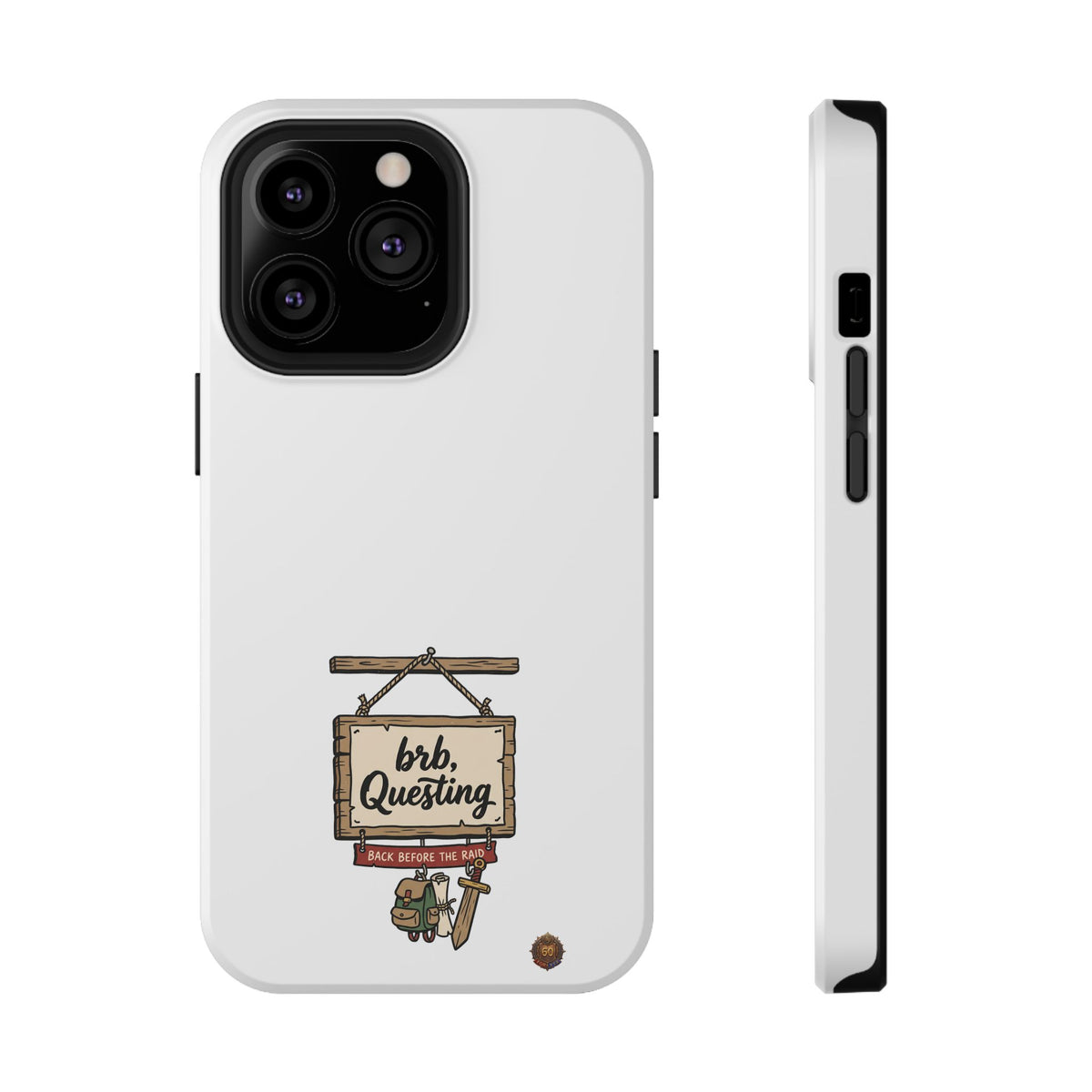 brb, Questing – Phone Case
