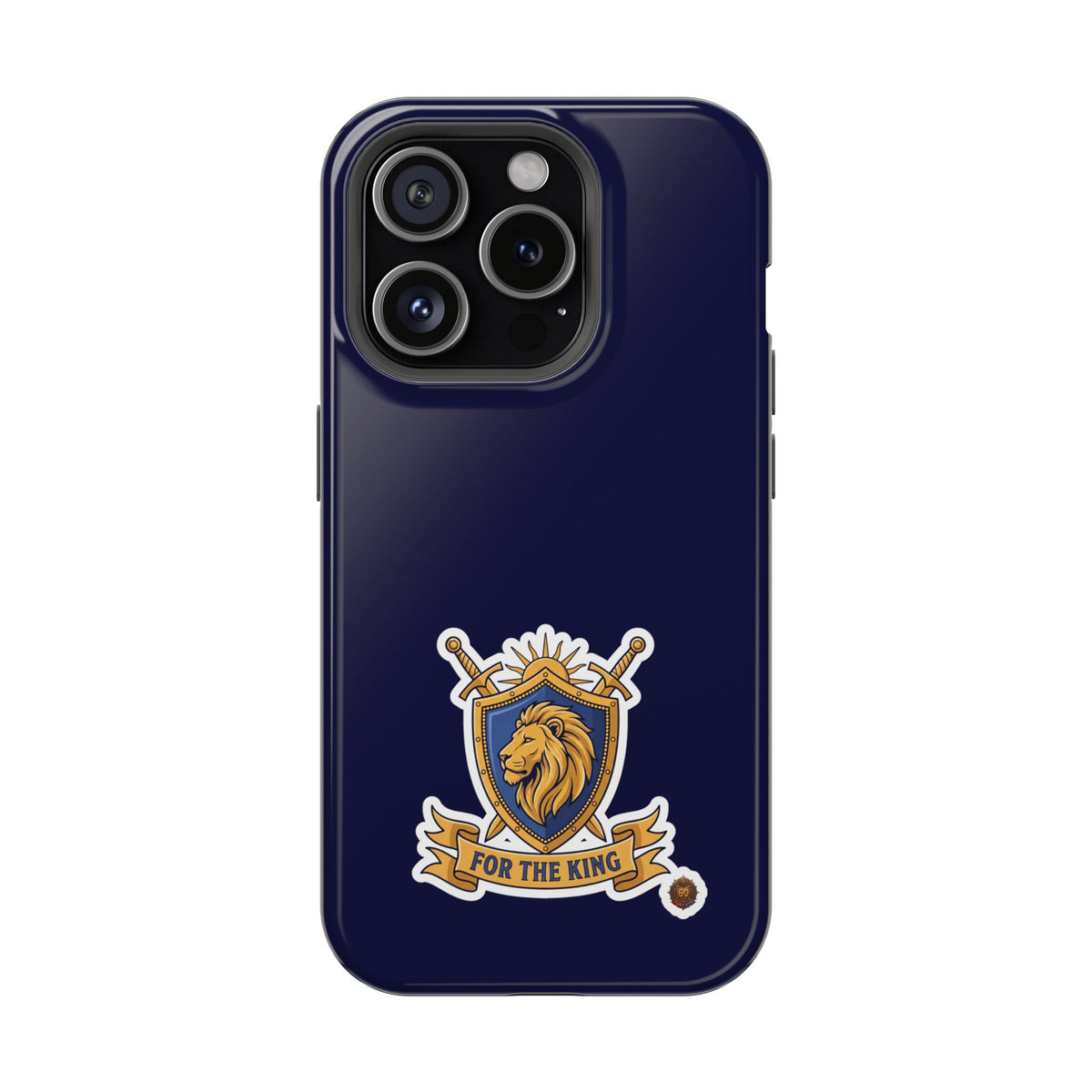 Phone Case — 'For The King Crest' Heavy-Duty Impact-Resistant Phone Case