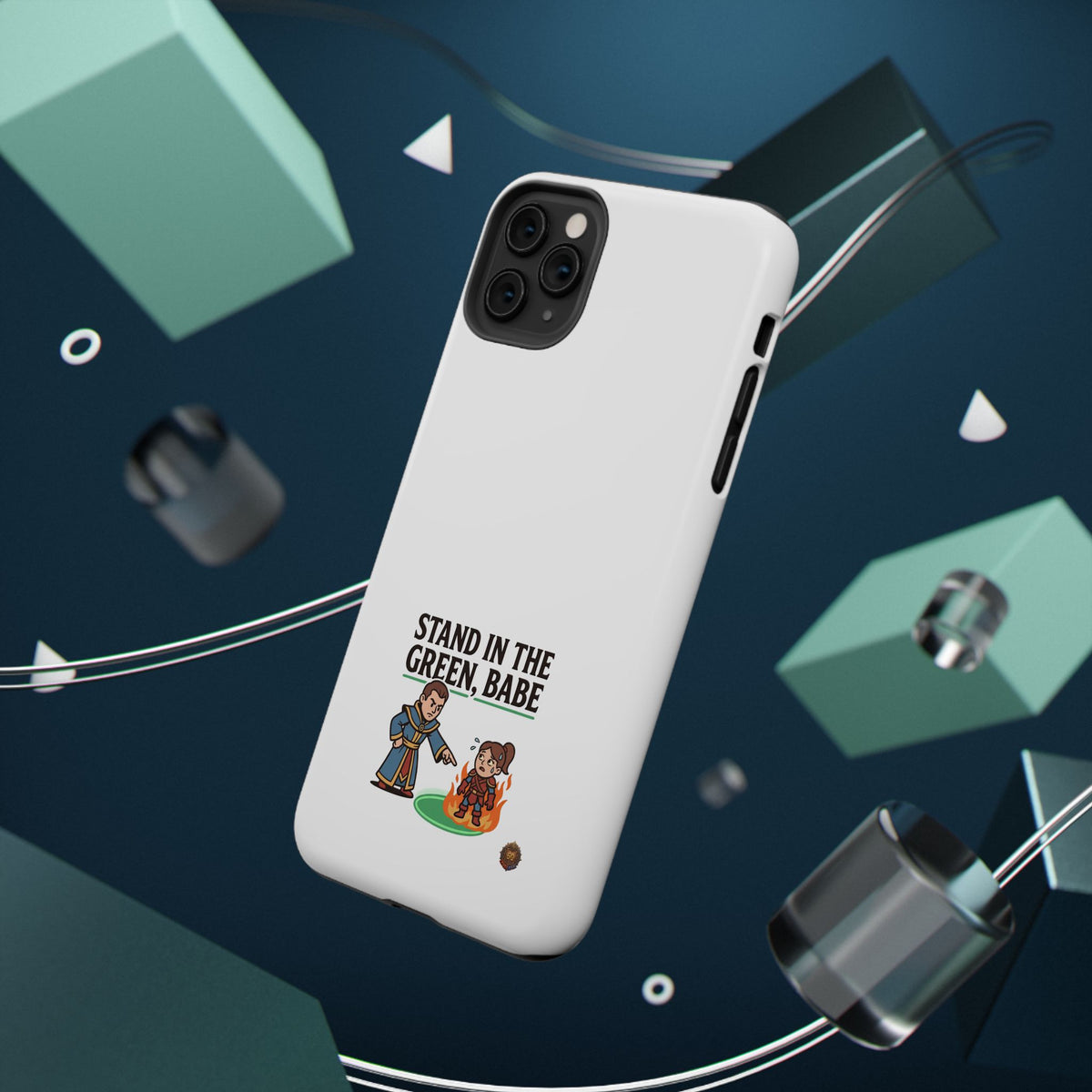 Phone Case — 'Stand in the Green, Babe' Heavy-Duty Impact-Resistant Phone Case