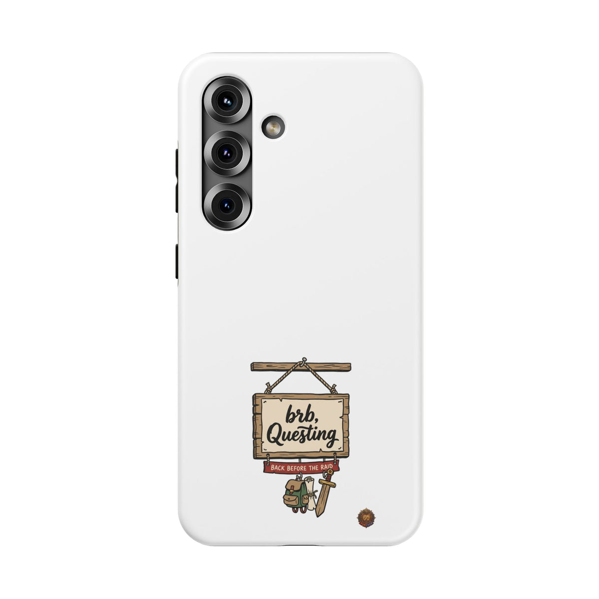 brb, Questing – Phone Case