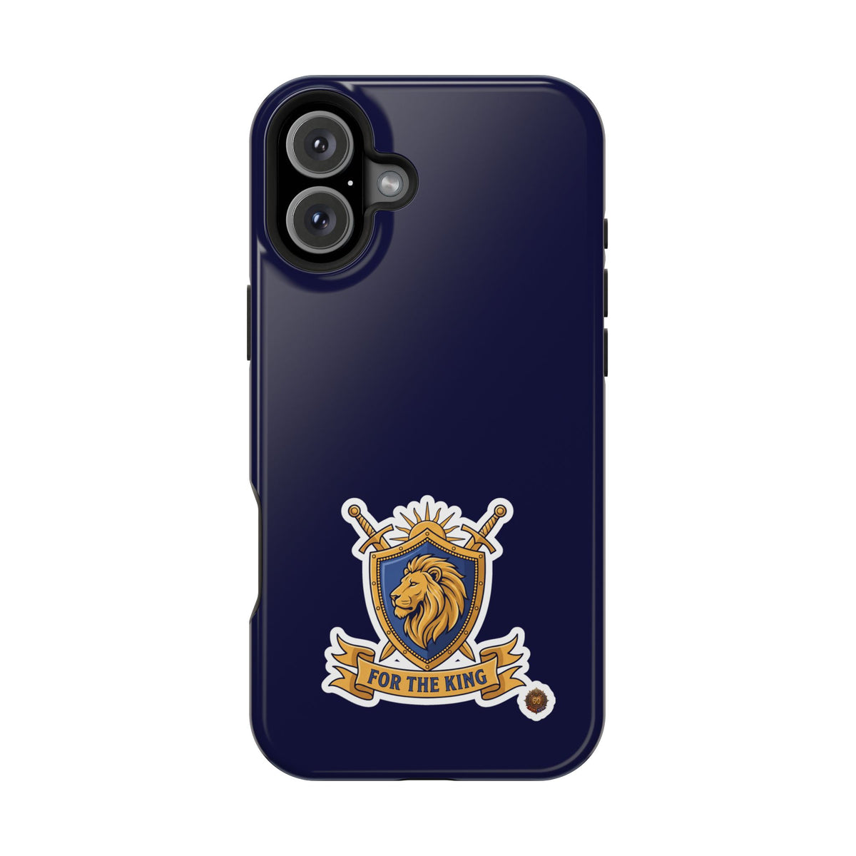 Phone Case — 'For The King Crest' Heavy-Duty Impact-Resistant Phone Case