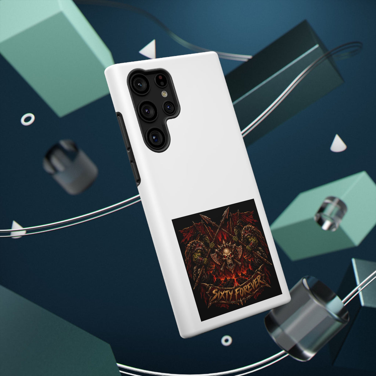 Sixty Forever – Skull & Axes – Phone Case