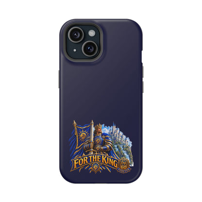 Phone Case — 'For The King' Banner Heavy-Duty Impact-Resistant Phone Case