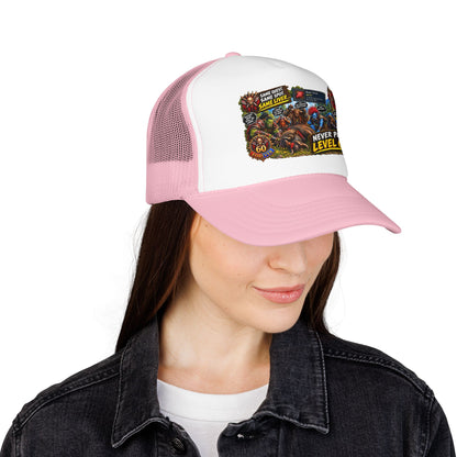 Red 'Til Dead Trucker Hat — Horror Zombie Foam Mesh Cap
