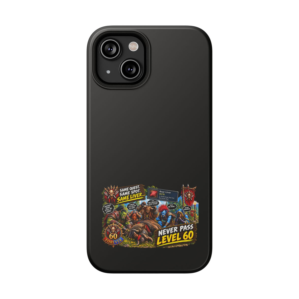 Phone Case — 'Same Quest, Same Spot' Heavy-Duty Impact-Resistant Phone Case