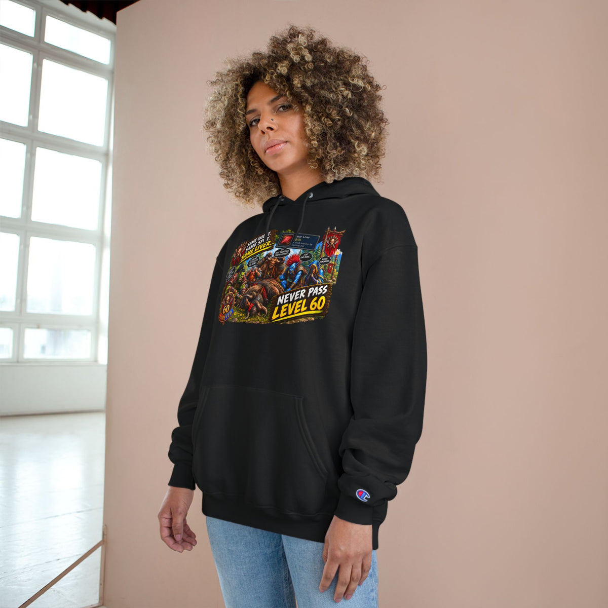 Never Pass Level 60 – Hoodie | Sixty Forever Co.