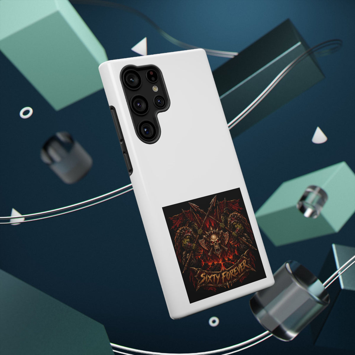 Sixty Forever – Skull & Axes – Phone Case