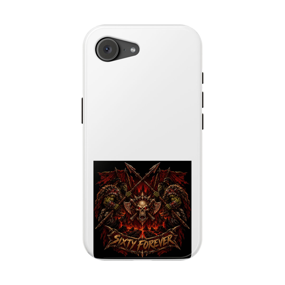 Sixty Forever – Skull & Axes – Phone Case