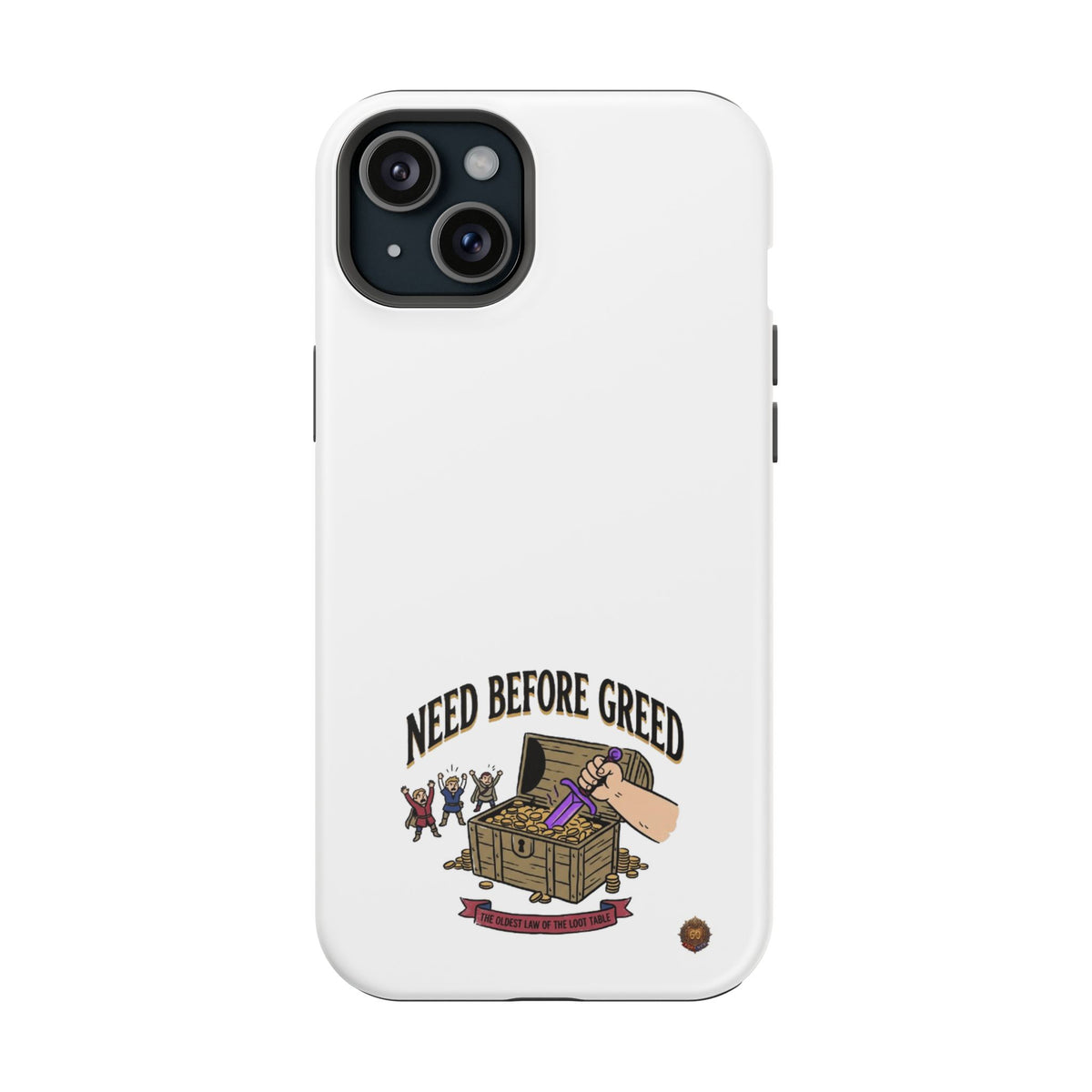 Phone Case — 'Need Before Greed' Heavy-Duty Impact-Resistant Phone Case