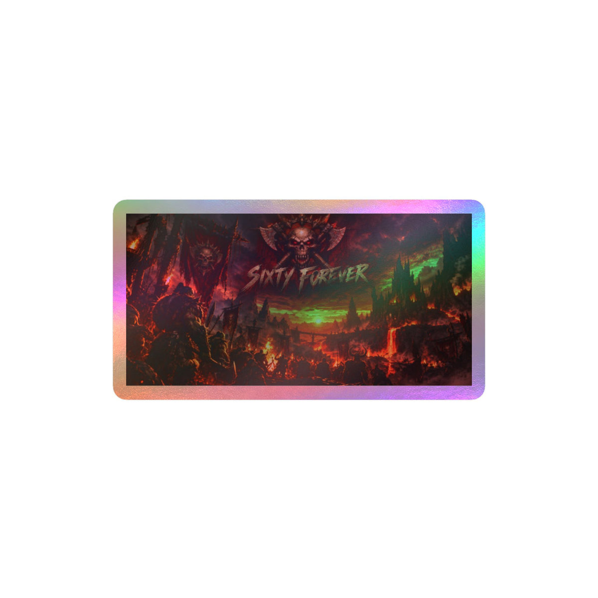 Sixty Forever – Lava Fields – Poster Decal