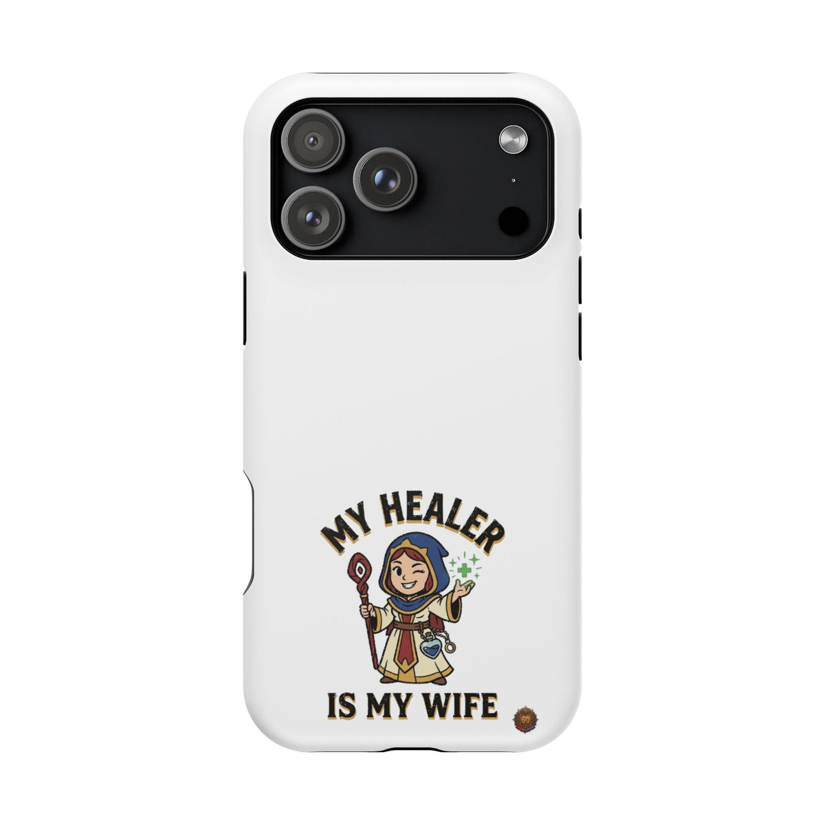 Phone Case — 'My Healer Is My Wife' Heavy-Duty Impact-Resistant Phone Case